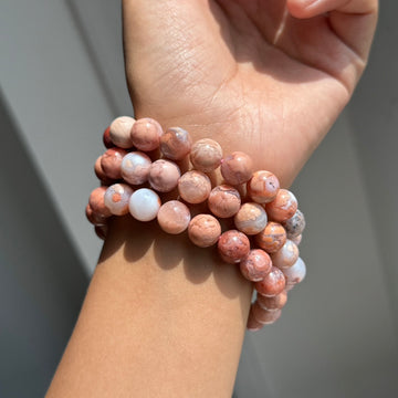 Pink Agate Bracelet