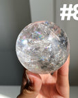 Rainbow Clear Quartz Sphere