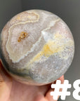 Flower Agate Big Sphere
