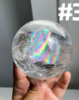 Rainbow Clear Quartz Sphere