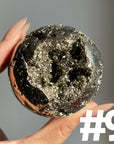 Pyrite Druzy Sphere