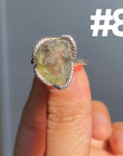 Genuine Moldavite Rings