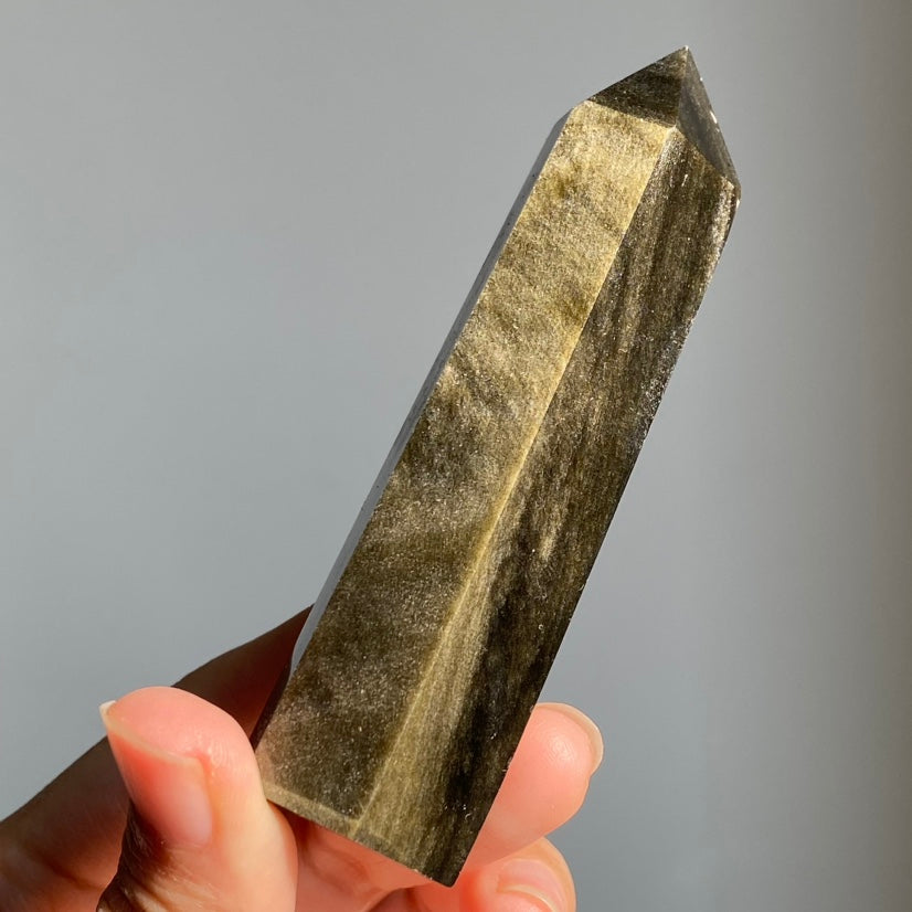 Gold Obsidian Small Tower