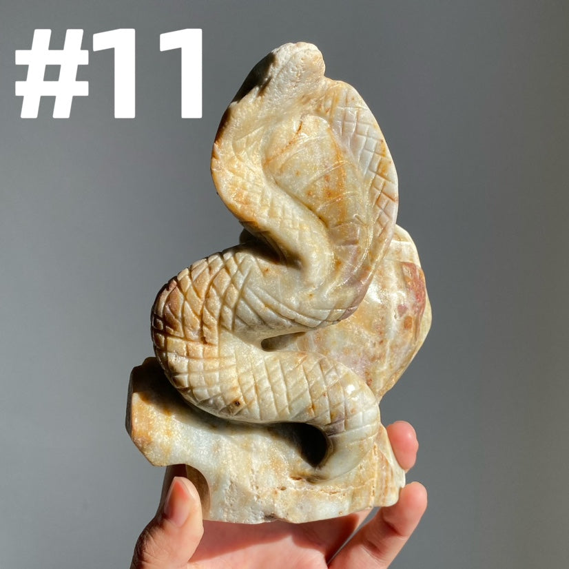 Sky Blue Quartz Snake