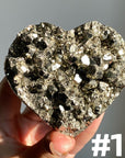 AAA Grade Pyrite Heart