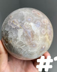 Flower Agate Big Sphere