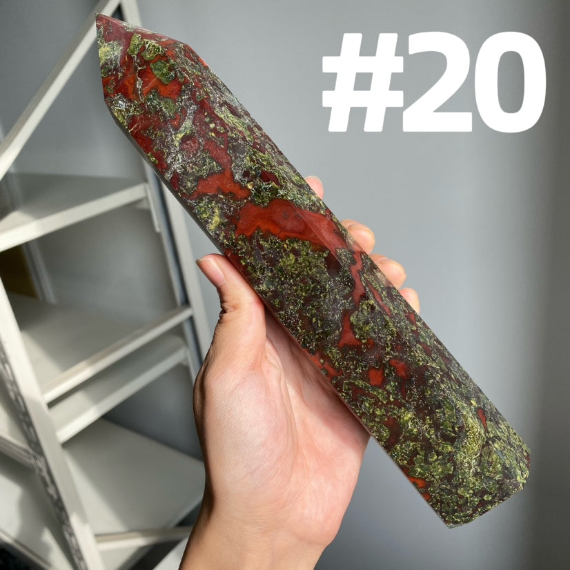 Dragon Blood Jasper Big Towers