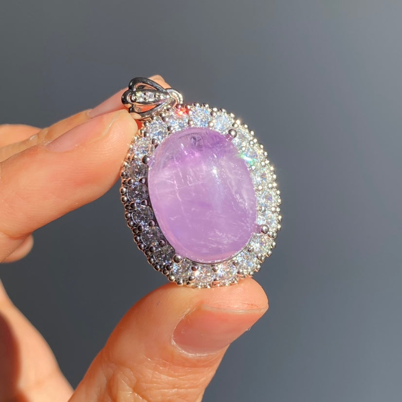 Lavender Amethyst Pendant