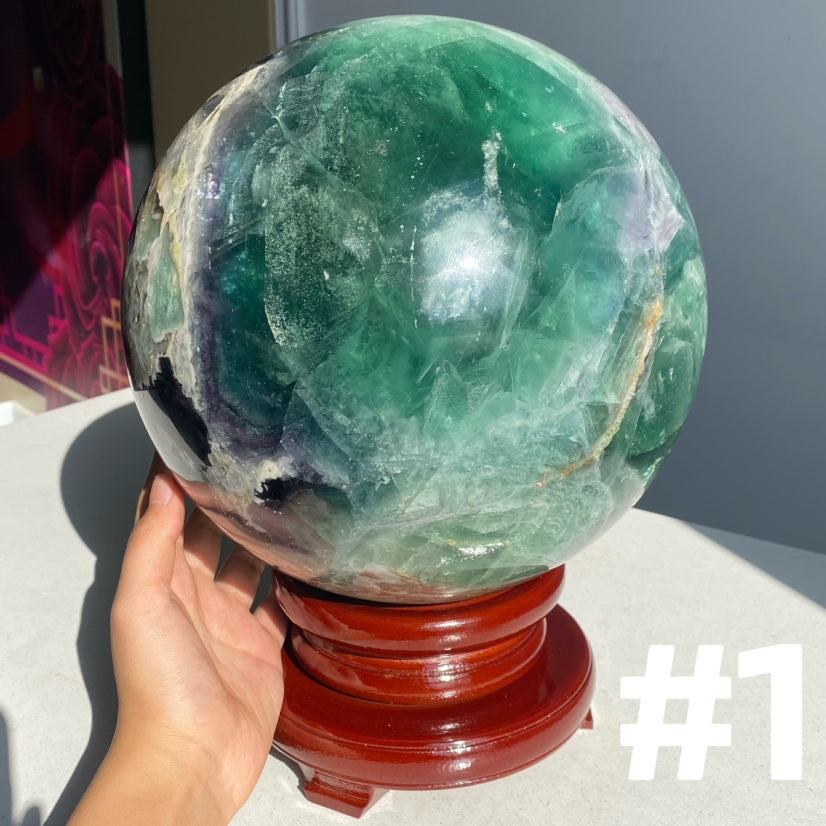 Fluorite Large Sphere