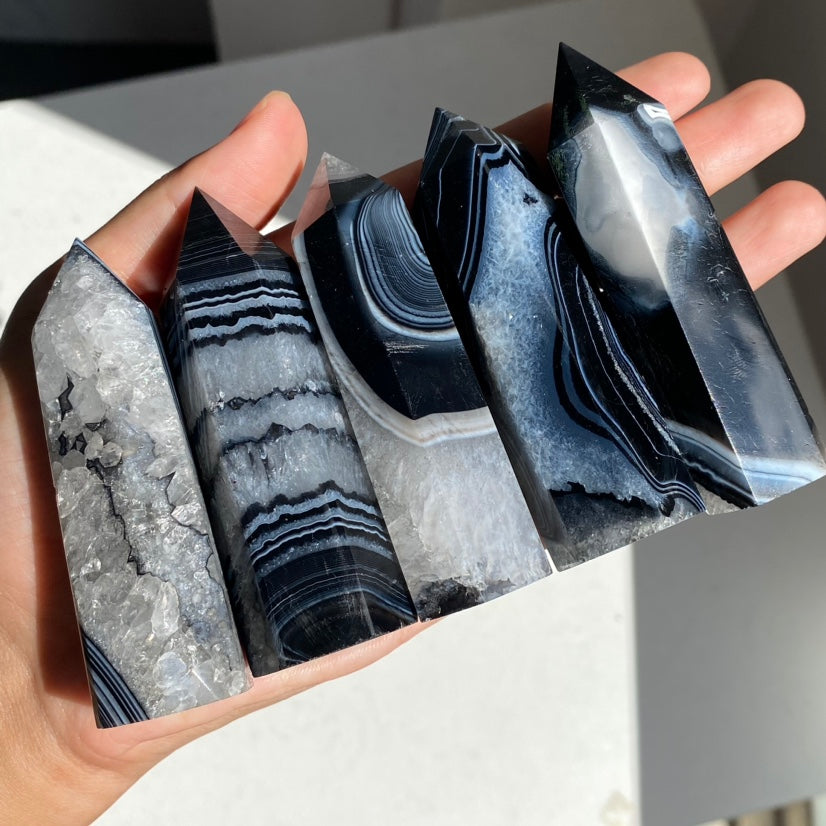 Black Agate Towers