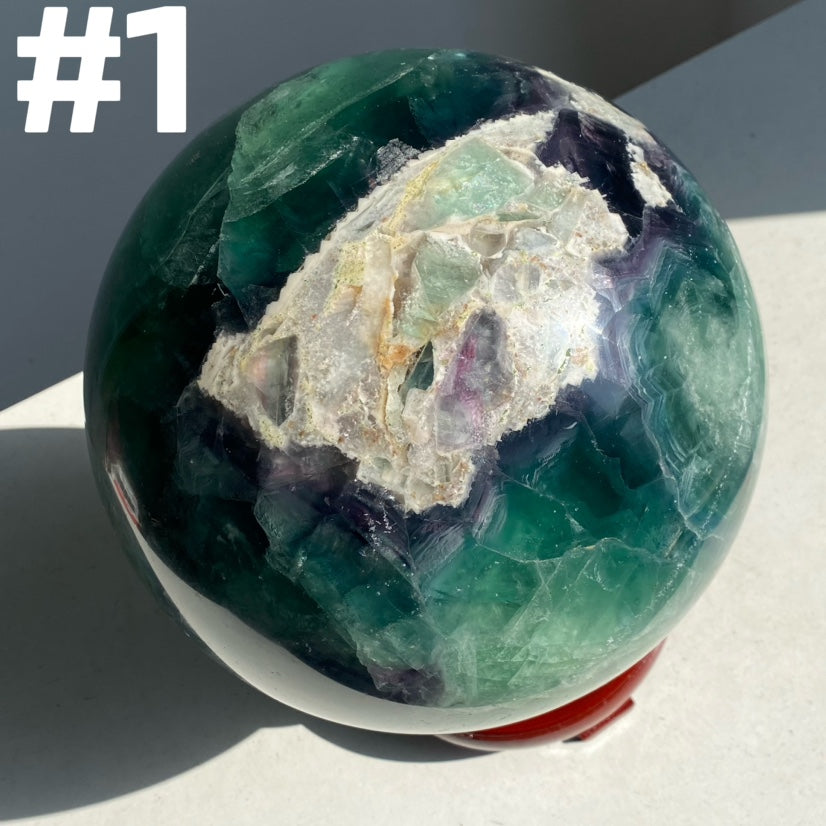 Fluorite Large Sphere