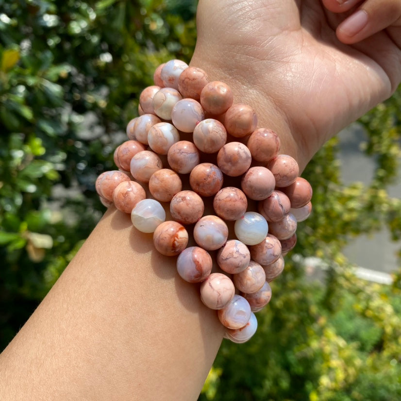 Pink Agate Bracelet