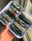 Moss Agate Double Terminated