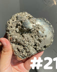 AAA Grade Pyrite Heart