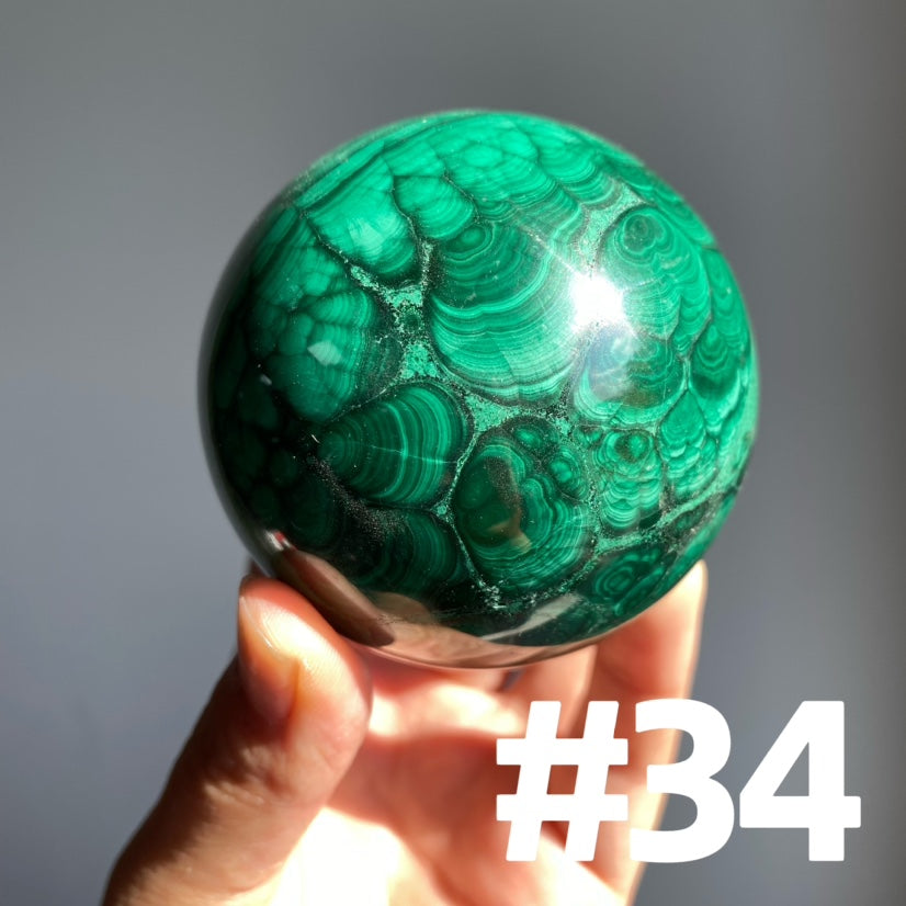 Malachite Big Spheres