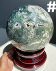 Massive Moss Agate Sphere