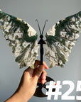 Moss Agate Big Butterfly Wings