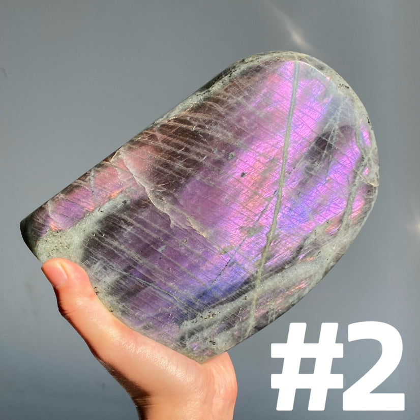 Purple Flash Labradorite Freeform