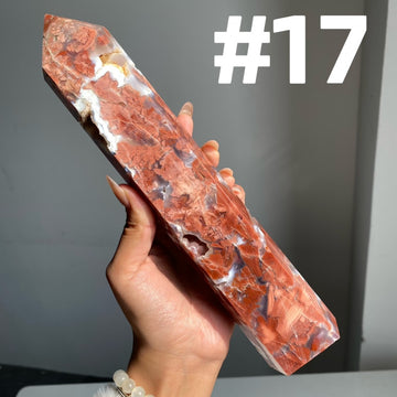 Pink Agate Big Towers