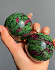 Ruby Zoisite Sphere