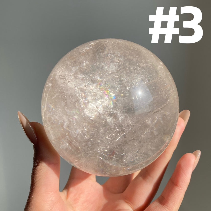 Clear Quartz Spheres