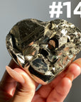 AAA Grade Pyrite Heart