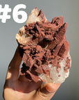 Red Quartz Cluster