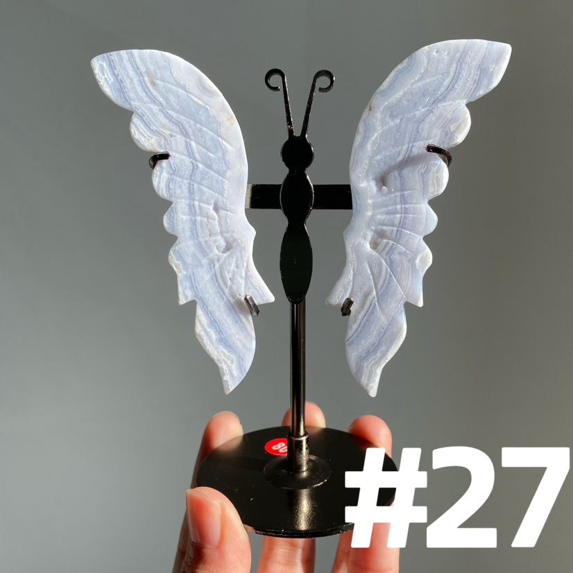 Blue Lace Agate Butterfly