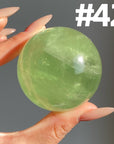 Apple Green Fluorite Sphere