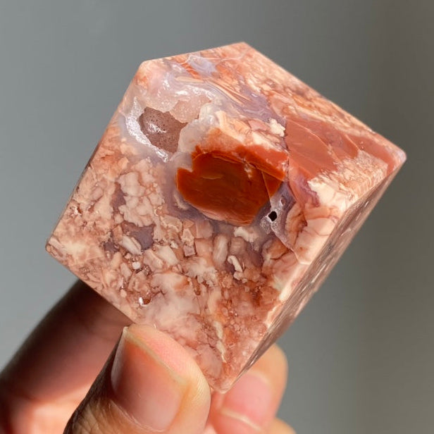 Cotton Candy Agate Cube