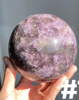 Lepidolite Big Sphere