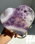 Druzy Agate Big Moons and Hearts