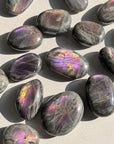 Purple Labradorite Palm Stone