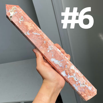 Pink Agate Big Towers