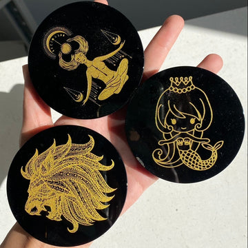 Black Obsidian Charging Plate