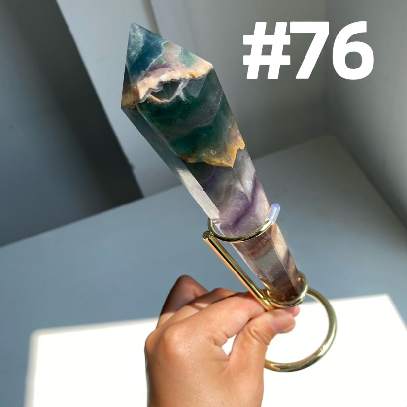 Fluorite Wand on stand