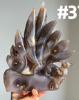 Druzy Agate 9 Tailed Fox