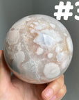 Flower Agate Big Sphere