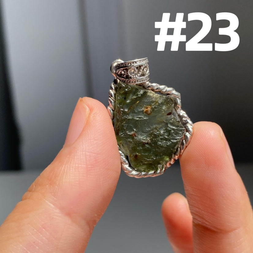 Genuine Moldavite Pendant
