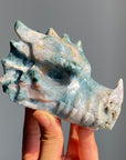 Clearance Moss Agate Dragon Head