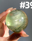 Apple Green Fluorite Sphere