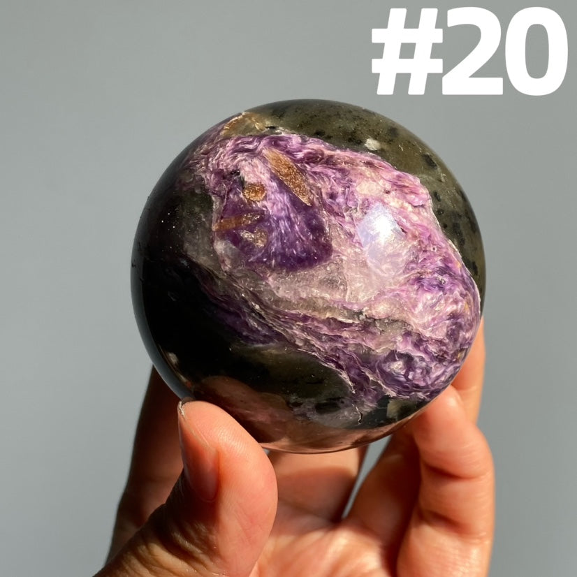 Charoite Sphere