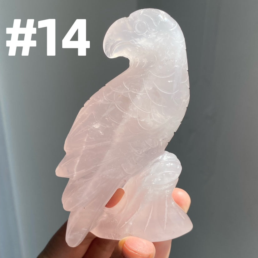 Rose Quartz Parrot