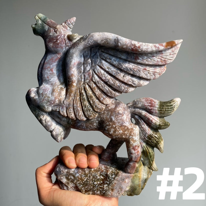 Ocean Jasper Big Carvings