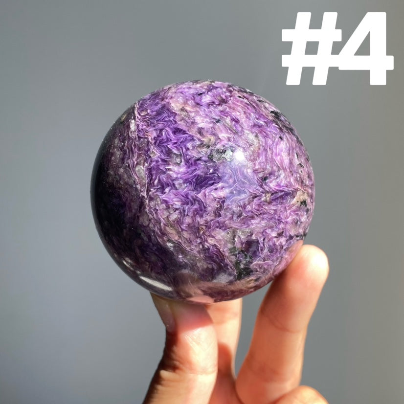 Charoite Sphere