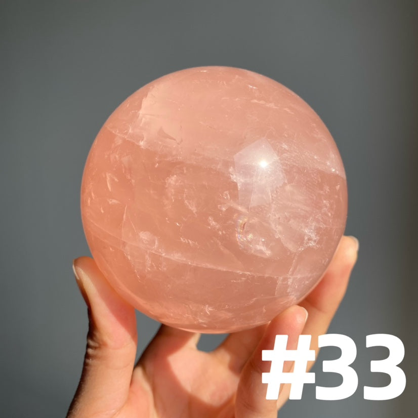 Rose Quartz Big Spheres