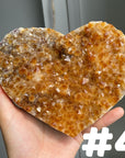 Amethyst Cluster Heart