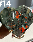 African Blood Stone Heart