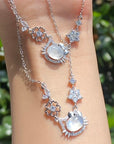 Hello Kitty Moonstone Necklace