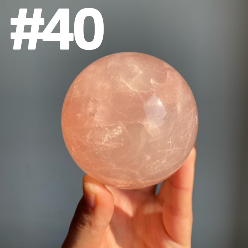 Rose Quartz Big Spheres